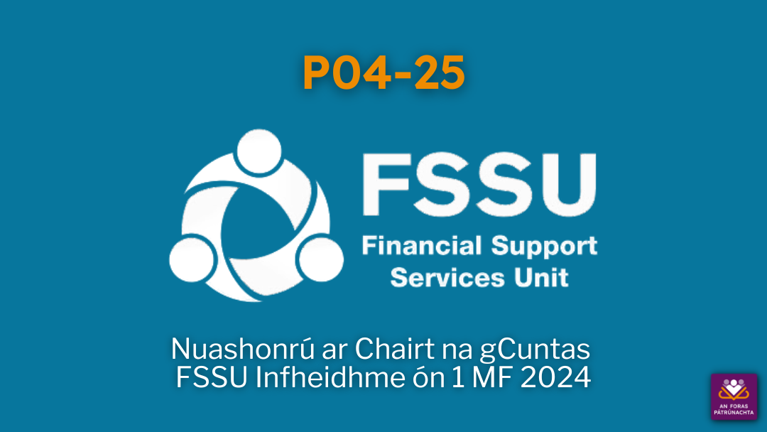 P04-25: Nuashonrú ar Chairt na gCuntas